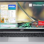 Acer Aspire 3 A315-24P-R7VH Slim Laptop | 15.6 Full HD IPS Display | AMD Ryzen 3 7320U Quad-Core Processor | AMD Radeon Graphics | 8GB LPDDR5 | 128GB NVMe SSD | Wi-Fi 6 | Windows 11 Home in S Mode